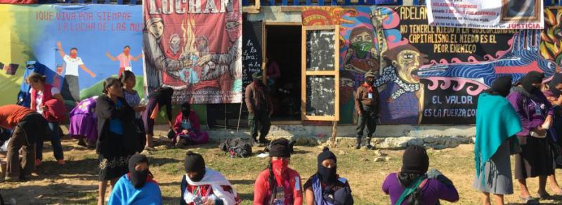 Teilnehmerinnen auf dem ersten Treffen für Frauen bei den Zapatistas