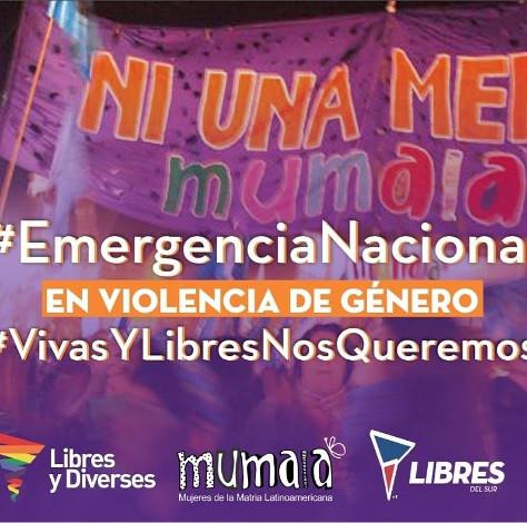 Die Organisation "Frauen für das Lateinamerikanischen Mutterland" (MuMaLa) haben eine Petition für einen Nationalen Gendernotstand gestartet