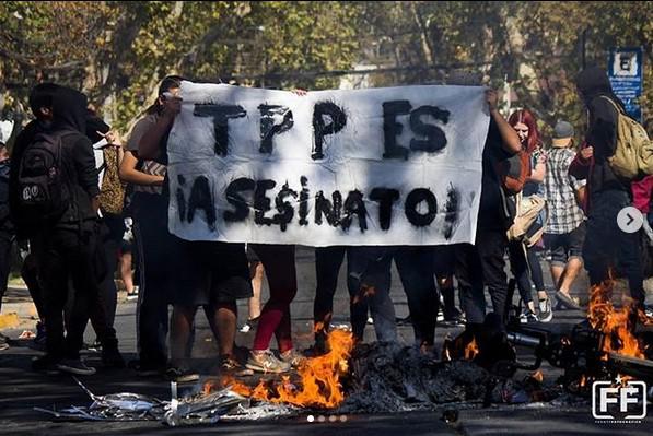 Das Freihandelsabkommen TPP 11 hat in Chile außerhalb des Parlaments wenig Freunde