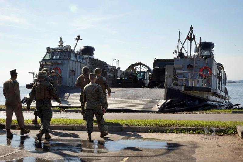 Militärs beim Manöver Unitas LX 2019 in Brasilien