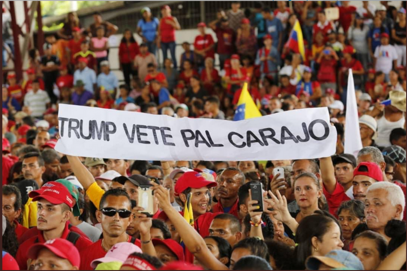 "Trump, scher dich zum Teufel". Die Ablehnung der US-Interventionen ist in Venezuela weit verbreitet