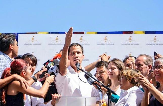 Venezuelas selbsternannter Interimspräsident Guaidó.