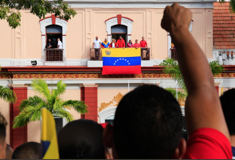 Anhänger von Präsident Maduro in Venezuela
