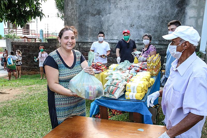 Zur Bekämpfung der "Hungerpandemie" hat die MST mehr als 600 Tonnen Nahrungsmittel verteilt
