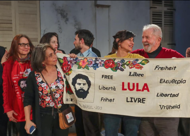 Im Pariser Theater Théâtre du Soleil wurde Lula da Silva am 3. März 2020 mit dem Festival Lula Livre geehrt