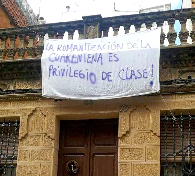 "Die Romantisierung der Quarantäne ist ein Klassenprivileg": Transparent in Kolumbien