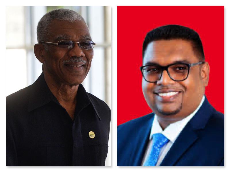 Der amtierende Präsident, David Granger (links) oder Irfan Ali - immer noch nicht ist klar, wer die Wahl in Guyana gewonnen hat