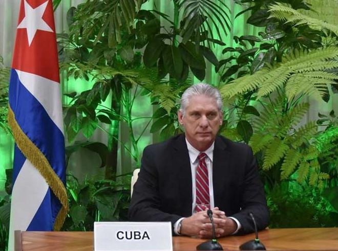 Kubas Präsident Díaz-Canel plädiert für internationale Zusammenarbeit, um dem Klimawandel zu begegnen