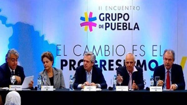 Die Puebla-Gruppe bei einem Treffen