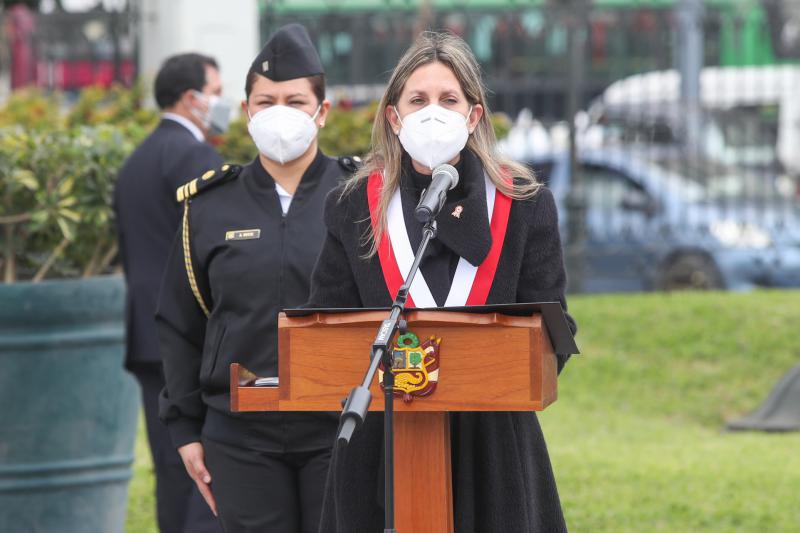 Die Parlamentspräsidentin von Peru: María del Carmen Alva