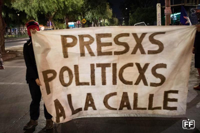 "Politische Gefangene raus auf die Straße"