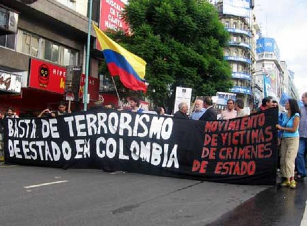 Bewegung der Opfer von Staatsverbrechen: "Schluss mit dem Staatsterror in Kolumbien"