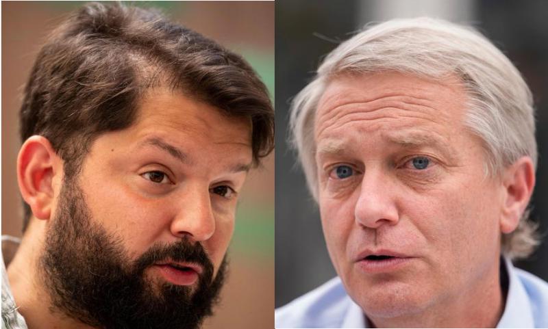 Gehen am 19. Dezember in die Stichwahl: Gabriel Boric und José Antonio Kast (Kollage)