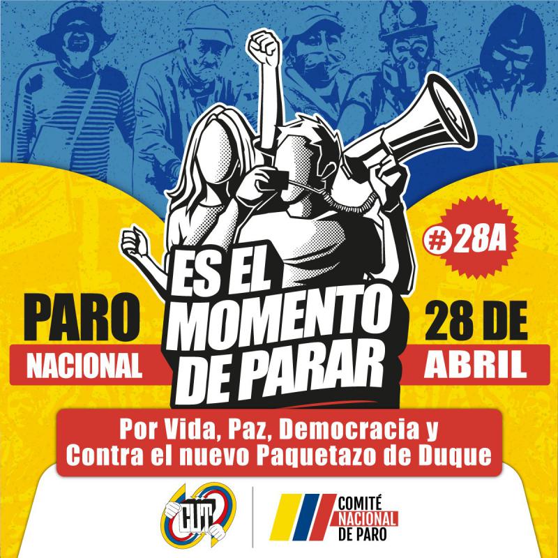 Aufruf des Nationalen Streikkomitees für den 28. April