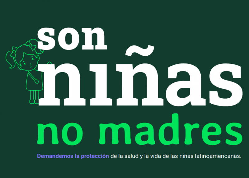 Die Kampagne #NiñasNoMadres informiert über sexuelle Gewalt und erzwungene Mutterschaft lateinamerikanischer Mädchen