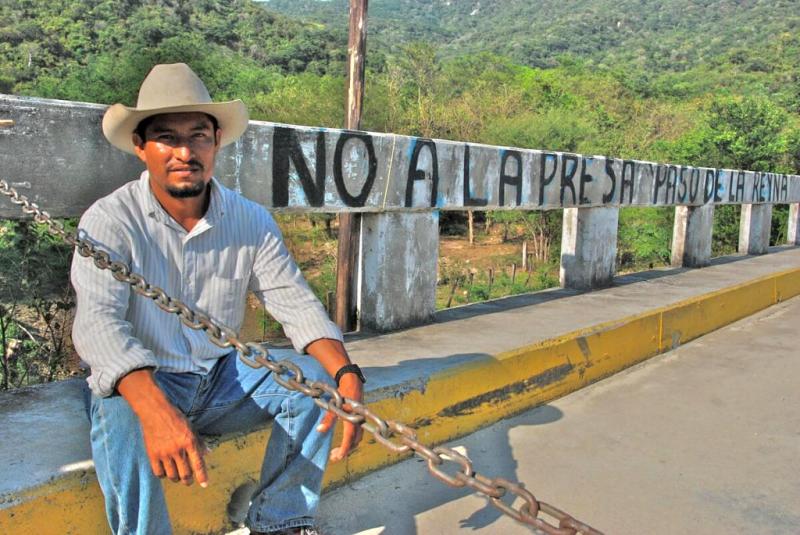 Verteidiger des Territoriums und des Flusses Río Verde: Fidel Heras Cruz