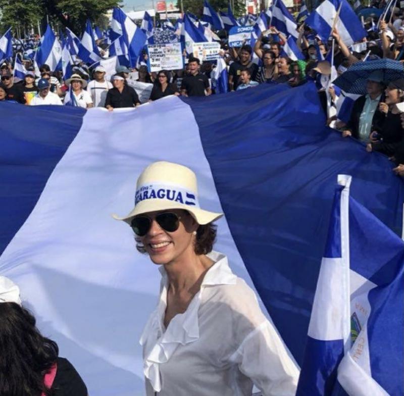 Wird vor allem im Ausland als "potenzielle Herausforderin" Ortegas gehandelt: Cristina Chamorro