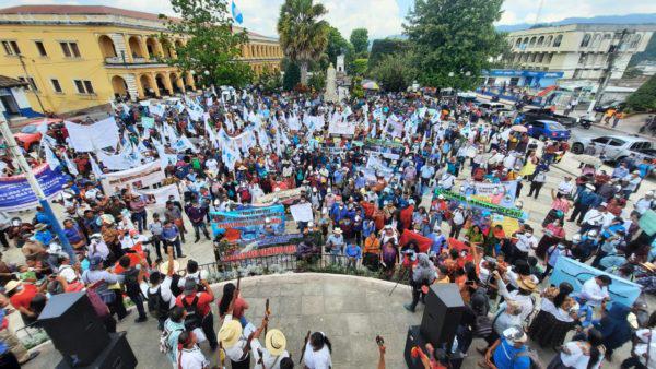 Protest in Guatemala für die Freilassung politischer Gefangener