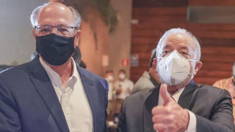 Lula und Alckim bei ihrem ersten gemeinsamen öffentlichen Auftritt im Dezember