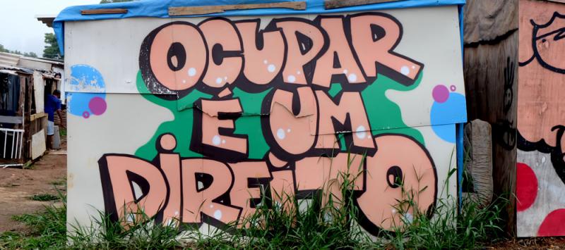 "Besetzen ist ein Recht": Graffiti und Losung der MTST