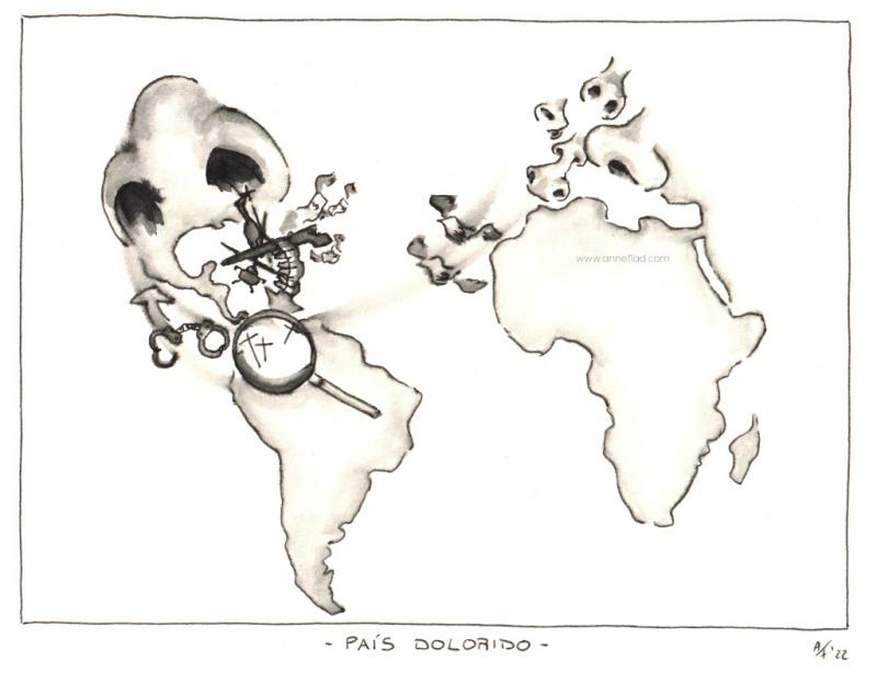 Abhängigkeiten und War on Drugs - aus der Serie "país dolorido" ("Land im Schmerz"), 2022, Anne Flad