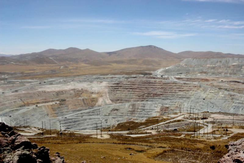 Die Mine Antapaccay im peruanischen Hochland