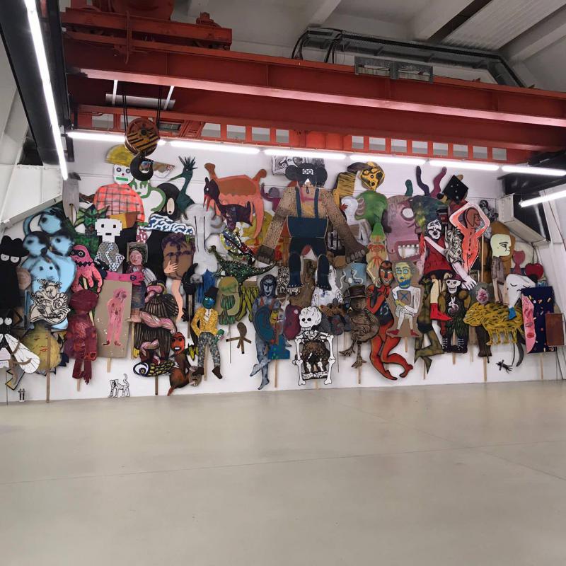 Im März war Taring Padi zu Workshops und Ausstellungen nach Brasilien eingeladen. Hier im Kulturzentrum "Casa do Povo" in São Paulo