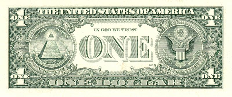 "In God we Trust", das offizielle Motto der USA, ist auf allen Dollar-Scheinen und Münzen zu finden