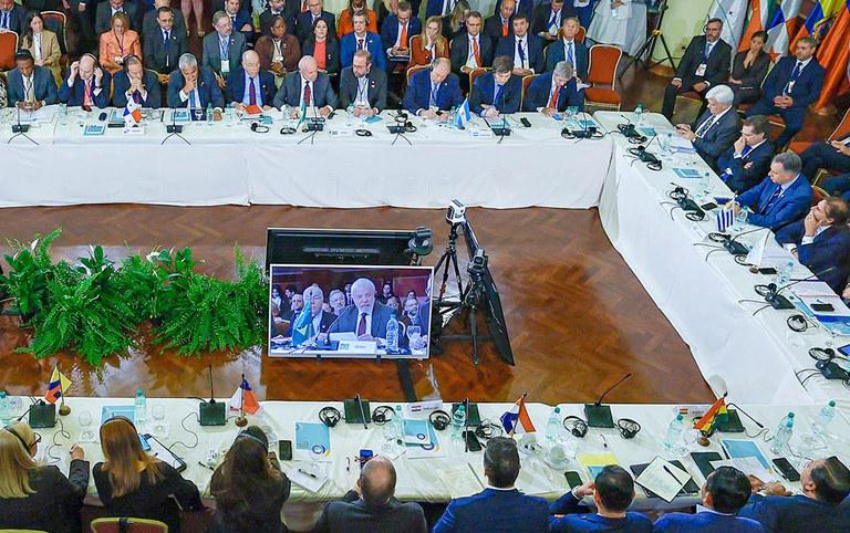 Beim Gipfeltreffen Mercosur-EU