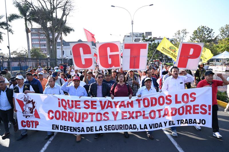 Demonstration in Peru während des APEC-Gipfels