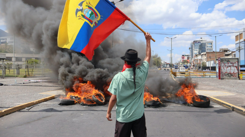 Die Proteste in Ecuador gegen Präsident Noboa halten an