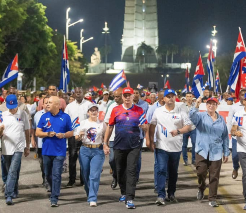 Am 1. Mai zeigte Kuba die Bereitschaft sich zu verteidigen