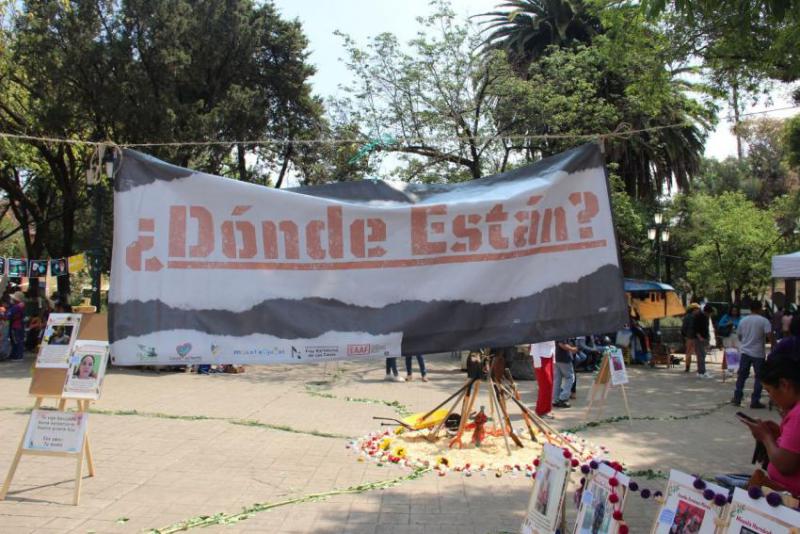 "Wo sind sie?" Protestaktion in Mexiko