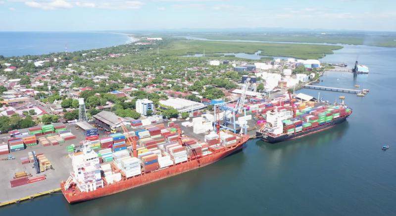 Nicaraguas Exporthafen Corinto