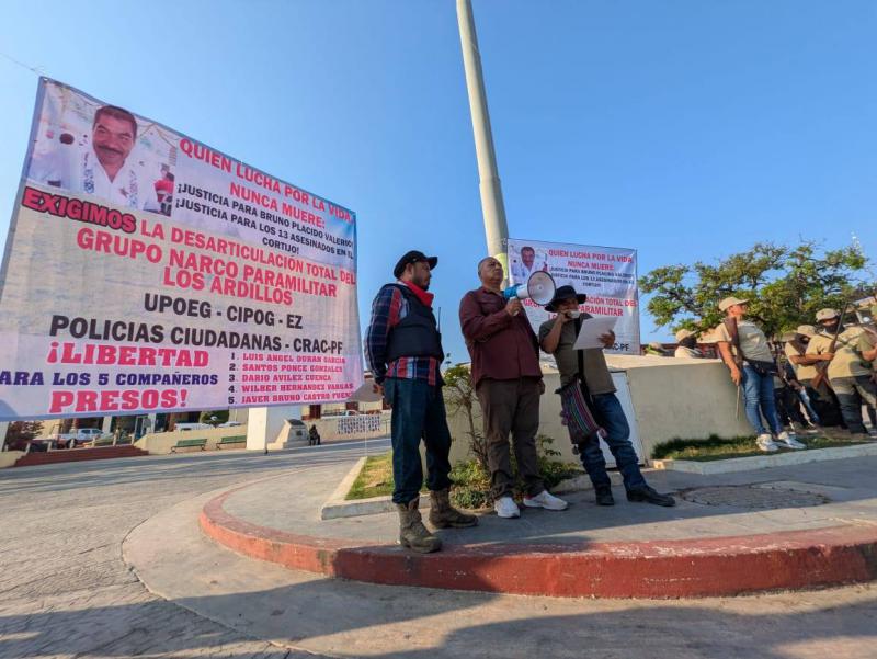 Demonstration in Guerrero zur Verteidigung der Territorien