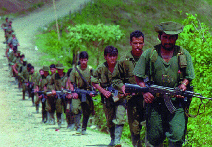 In den 1990er Jahren verzeichnete die Farc ein rasantes Wachstum