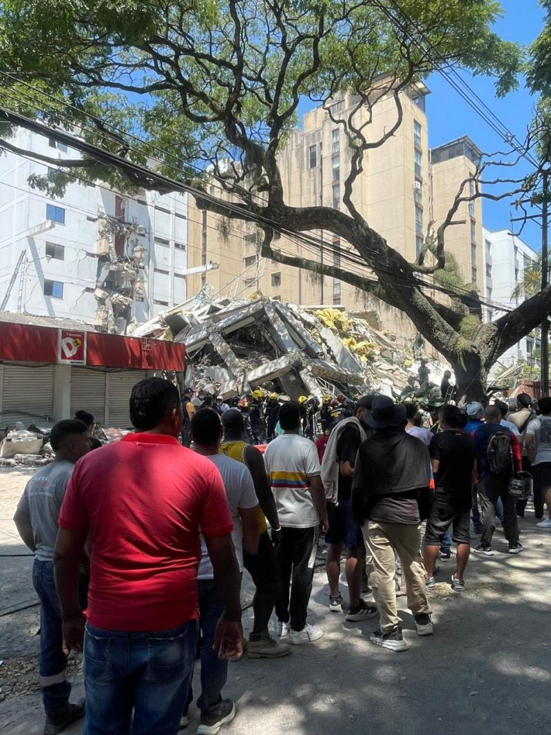 Zerstörung durch das Erdbeben in Cali