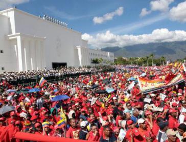 Kundgebung zum "Día de la Dignidad Nacional" am 4.2.2010 in Caracas