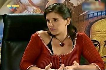 US-venezolanische Autorin Eva Golinger in einer Aufnahme des Kanals VTV