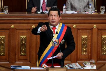Präsident Hugo Chávez in der Nationalversammlung Präsident Hugo Chávez in der Nationalversammlung