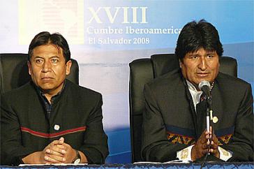 David Choquehuanca und Evo Morales