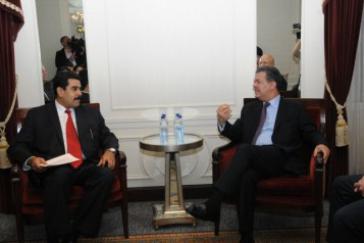 Nicolás Maduro und Leonel Fernández in New York