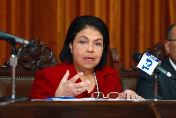 Die Präsidentin des Obersten Gerichtshofs von Venezuela (TSJ), Luisa Estella Morales
