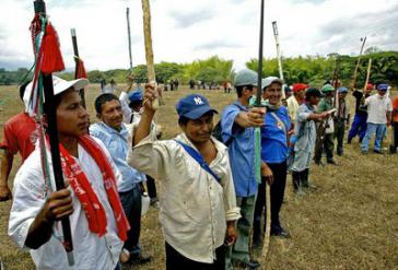 Vertreter der indigenen Räte von Nord-Cauca