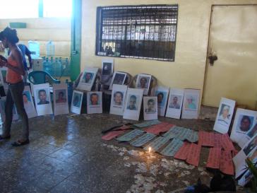 Gedenken an die ermordeten Kleinbauern in Bajo Aguán