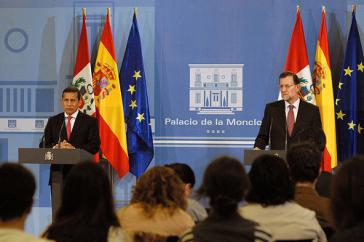 Humala im Februar bei Spaniens Ministerpräsidenten Rajoy
