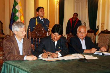Boliviens Präsident Evo Morales Boliviens Präsident Evo Morales