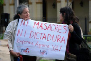 Gegen den Putsch, für die Agrarreform: Proteste in Paraguay