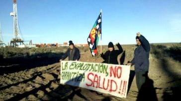 Mapuche besetzen Bohrtürme in Neuquén.