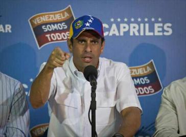Zunehmend aggressiv: Henrique Capriles